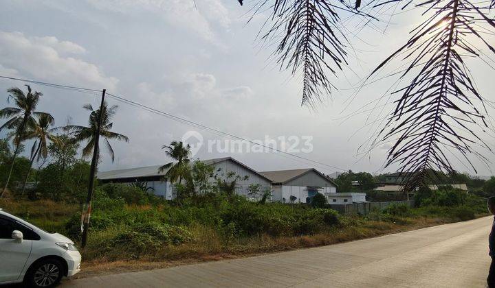 Dijual Tanah Pinggir Jalan Lingkar Lokasi Sangat Cocok Untuk Pergudangan, Industri Dan Lahan Parkir Kendaraan Besar  2