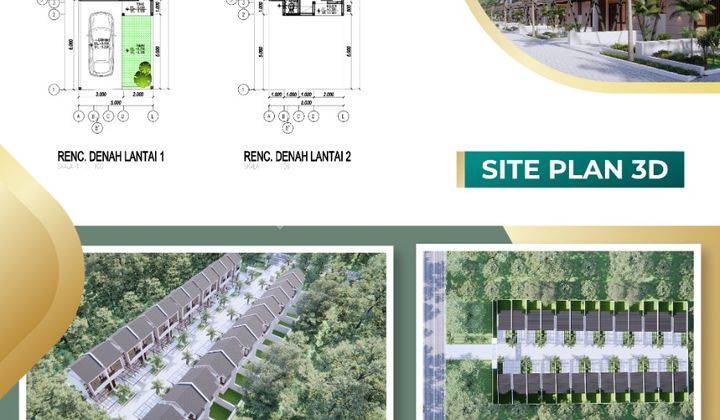 Promo rumah 2 lantai cukup dengan DP 5 juta all in angs 2.9 juta tenor 20 tahun  2