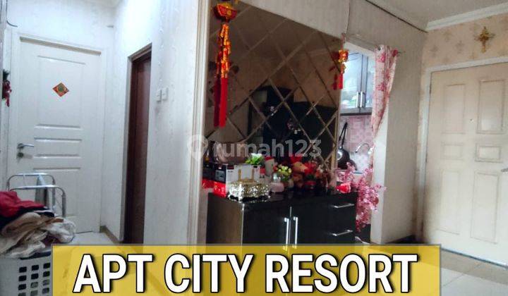 apartment 2 kamar tidur hadap city di cengkareng, city resort 1