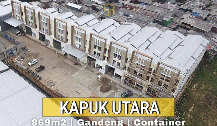 Baru 2 Gudang Gandeng Kapuk Muat Container Ada Kantor 3 Lantai 1