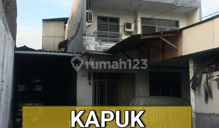 Dijual Gudang Plus Rumah Di Kapuk, Akses Container 1