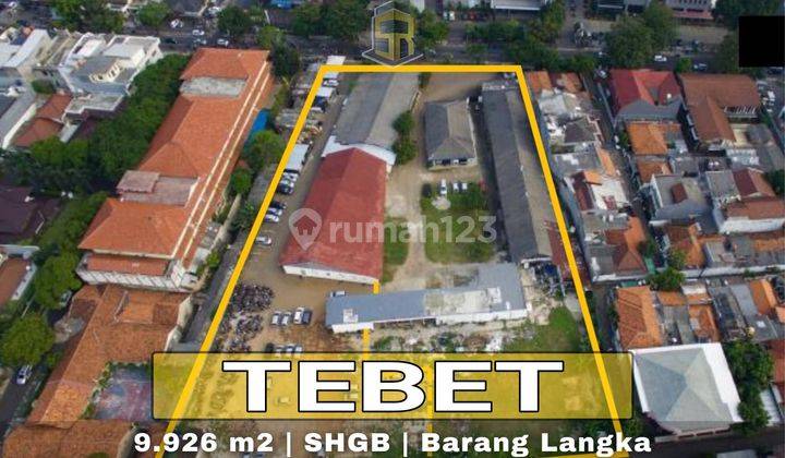 Tanah Komersil Tebet Dijual Njop 1