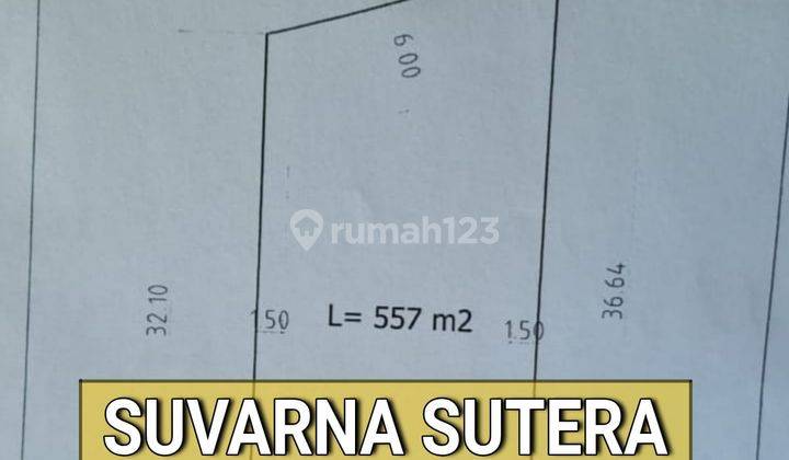 Kavling Suvarna Sutera Tangerang Dijual Murah Siap Bangun, Dekat Golf 1