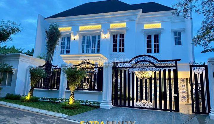 Rumah Pondok Indah, Lantai Full Marmer, Kapasitas 5 Mobil 1