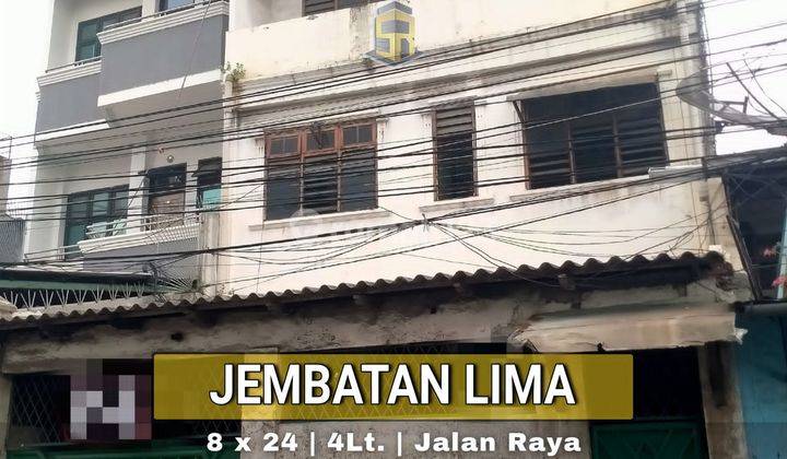 Ruko Bekas Kost di Jembatan Lima 30 Kamar Dijual Nego Sampai Jadi 1