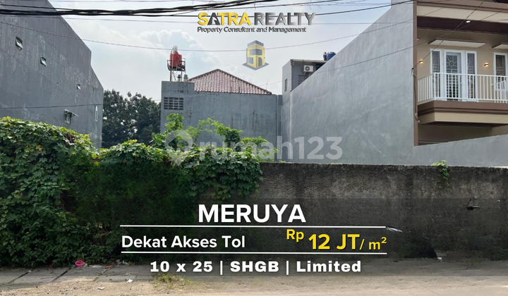 Tanah Di Meruya Limited Jarang Ada Dekat Akses Tol