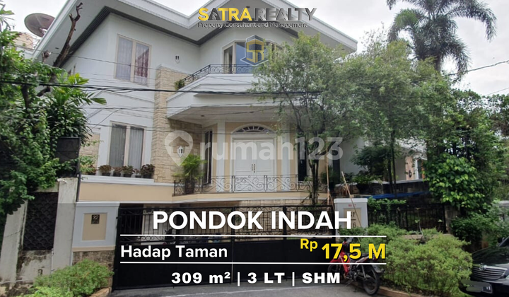 Rumah Pondok Indah 3 Lantai Hadap Taman Siap Huni Rumah Pondok Indah 3 Lantai Hadap Taman Siap Huni
