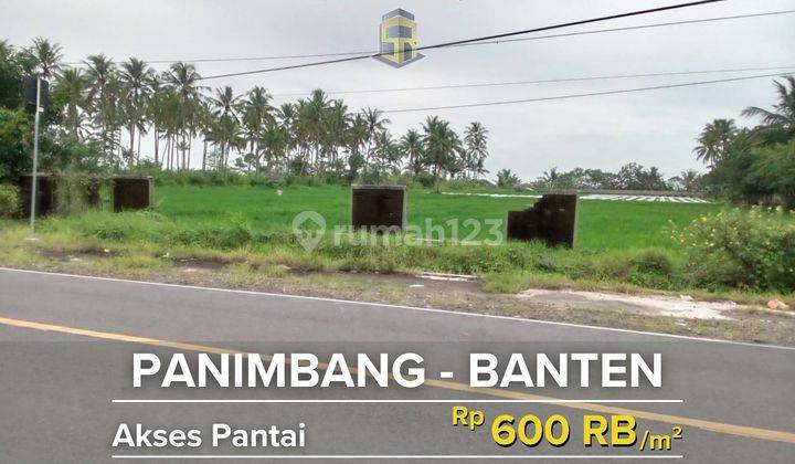 Dijual Tanah Komersil Akses Pantai Dekat Akses Tol Panimbang 1