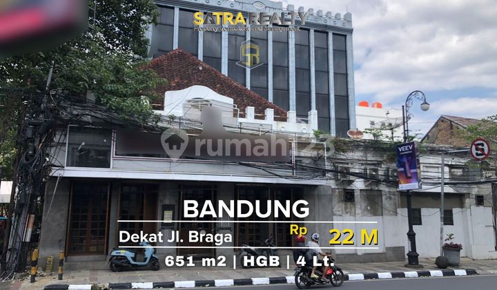 Shop House Near Braga Bandung 4 Floors Spacious Parking Bonus Heritage Building 1