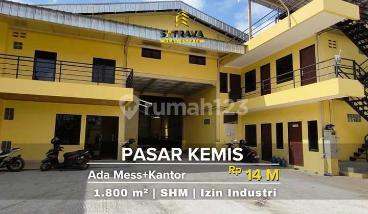Warehouse with Office in Pasar Kemis Industrial Area, Industrial Permit. Warehouse with Office in Pasar Kemis Industrial Area, Industrial Permit.