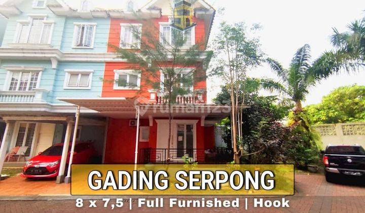 Rumah Di Cluster Gading Serpong Hook Pojok Parkir Luas Banyak Fasilitas 1