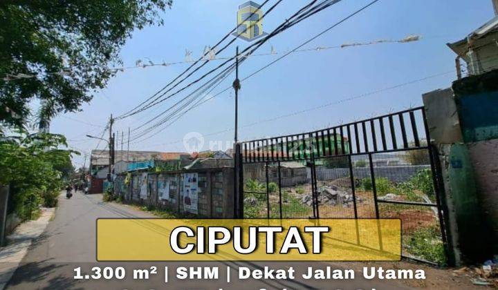 TANAH CIPUTAT SERTIFIKAT CLEAN N CLEAR 1