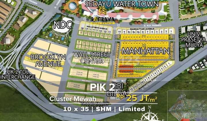 Tanah di Pik 2 Cluster Mewah Strategis Dekat Bandara