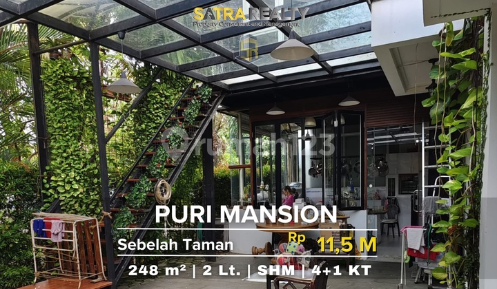 RUMAH PURI MANSION SIAP HUNI HOOK UNIT LEBAR JARANG ADA 1