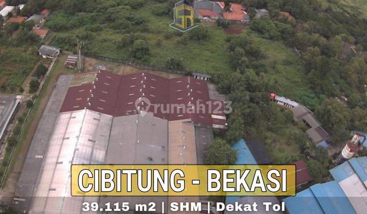 Butuh Cepat Gudang Zona Komersil Cibitung Bekasi Dekat Tol 1