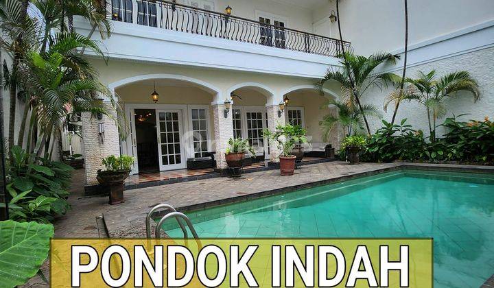 Rumah Pondok Indah Rumah Besar Rapi Siap Pakai 1