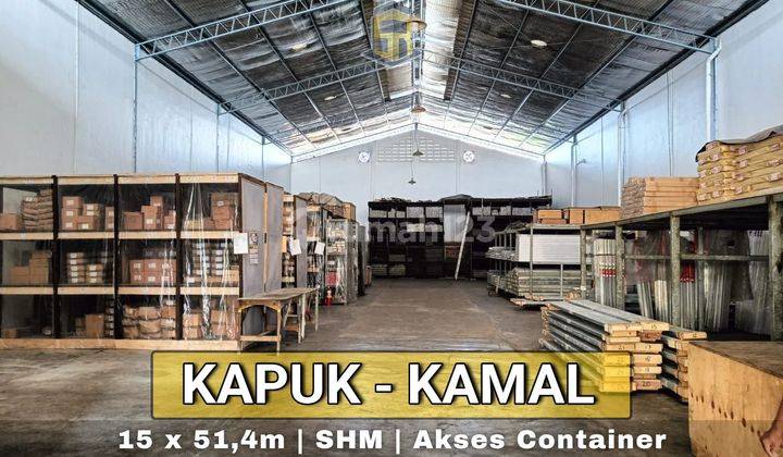 gudang kapuk cengkareng jakarta barat 700an m2, bagus, siap pakai 1