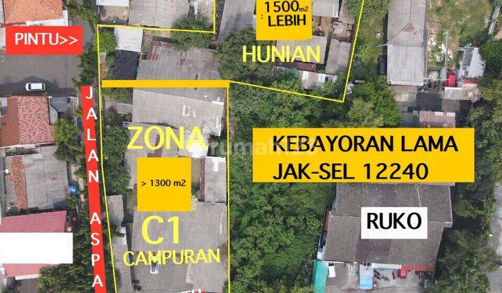 Tanah Komersial di Ciputat Zona Campuran 2