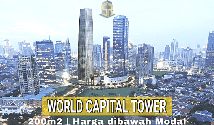 Newest Office space in South Jakarta, World Capital Tower, dijual dengan harga modal 1