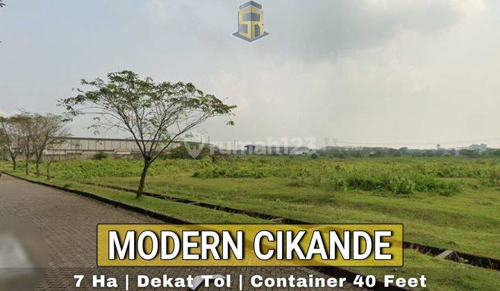 Tanah di Kawasan Modern Cikande Industri 4km saja ke Tol Jakarta Merak 1