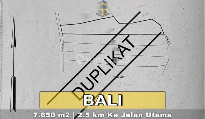 Tanah di Denpasar - Gilimanuk sudah Hak Milik 1