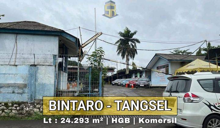 TANAH KOMERSIL BINTARO DENGAN LEBAR MUKA SEKITAR 160 meter 1