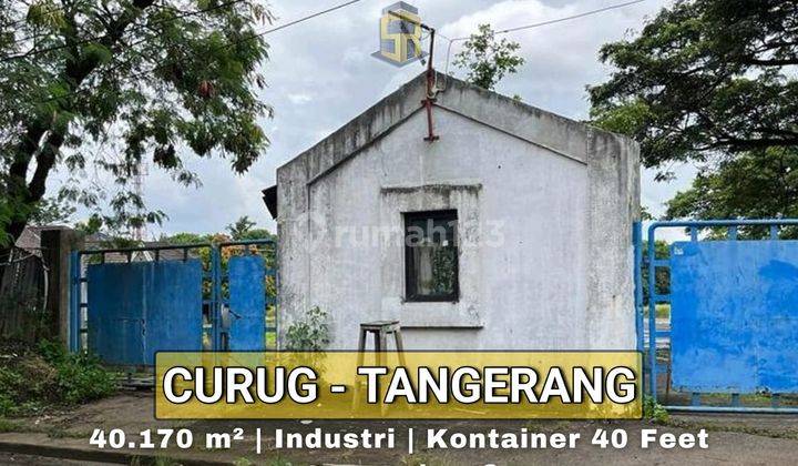 TANAH CURUG TANGERANG SANGAT DEKAT KE JALAN RAYA 1