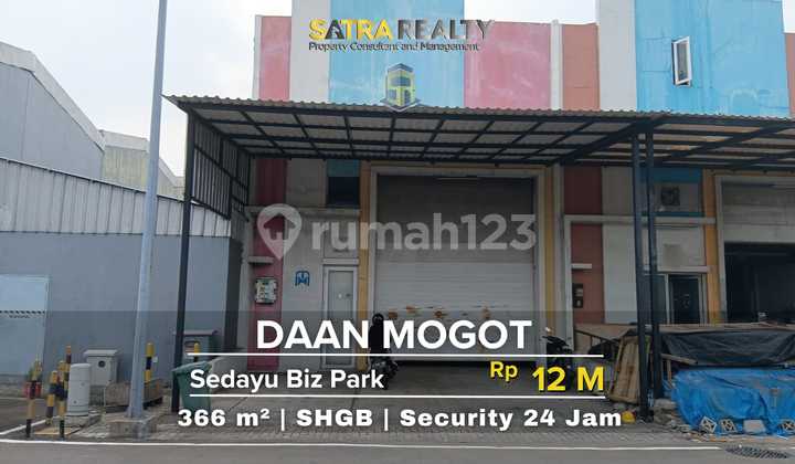 GUDANG SEDAYU BIZPARK DAAN MOGOT, ALREADY INCLUDES OFFICE