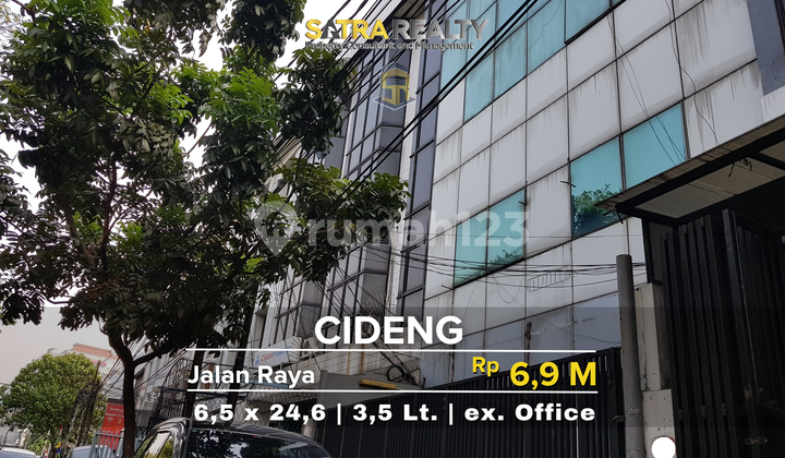 Ruko Cideng Raya Unit Komersil 3 Lantai, Harga Termurah, Siap Pakai