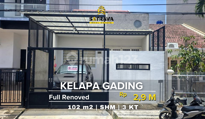 Rumah Kelapa Gading Full Renoved Rapi Harga Nego Sampai Deal
