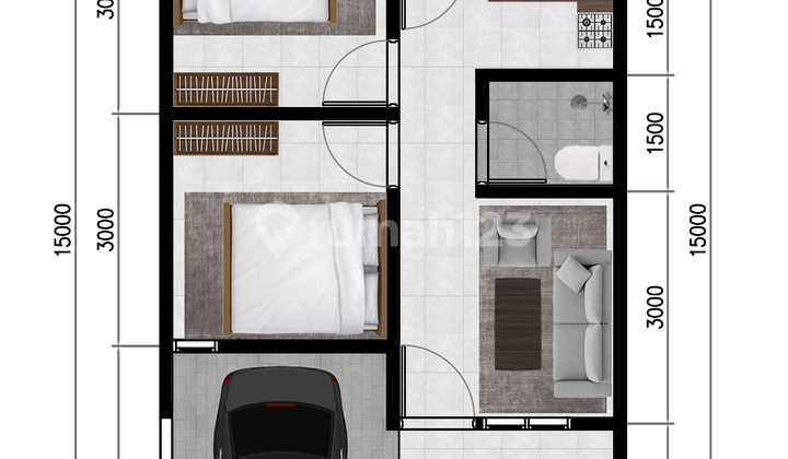 Rumah Murah Non Subsidi di Jogja Barat Dekat Kampus Umy 2
