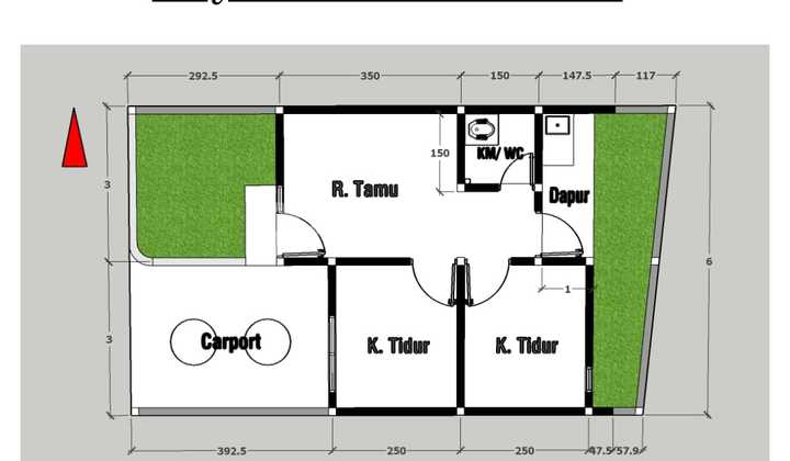 AFFORDABLE HOUSES IN JOGJA, CAN USE MORTGAGE WITHOUT DOWN PAYMENT, LIMITED UNITS 2