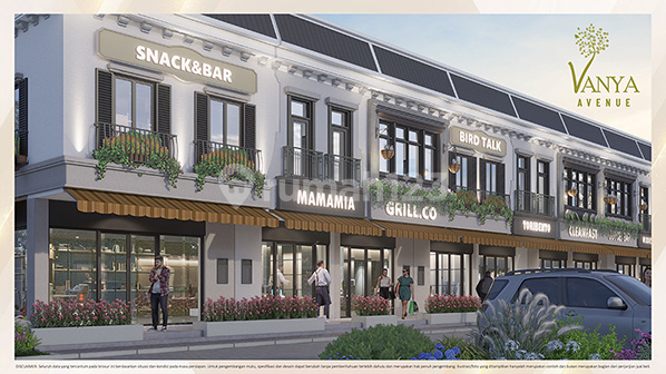 Dijual Ruko New VANYA AVENUE  Vanya Park BSD City 