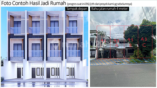 Dijual Rumah Baru 3 Lantai Strategis 