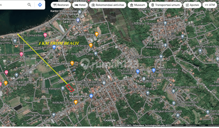 Uniquely Situated 650 Meters Of Land For A Villa With A View, 1 Km From The Sea, Berlokasi unik di tanah 650 meter untuk vila dengan pemandangan, 1 km dari laut