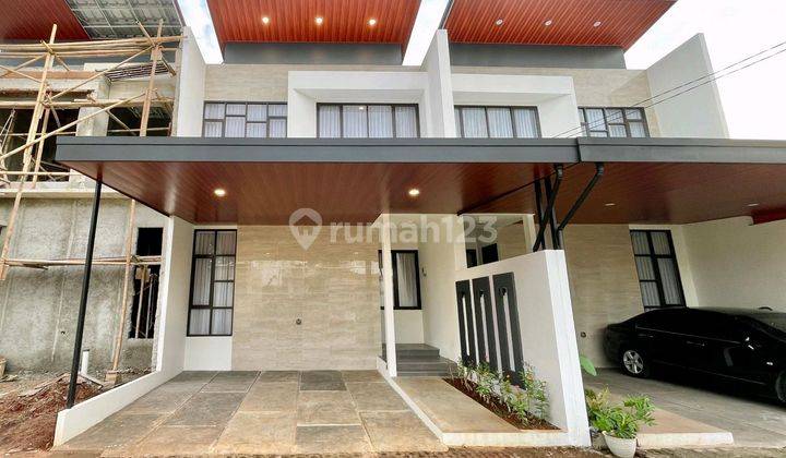Rumah Cantik Baru Siap Huni Free Biaya2 Deket Lrt 1