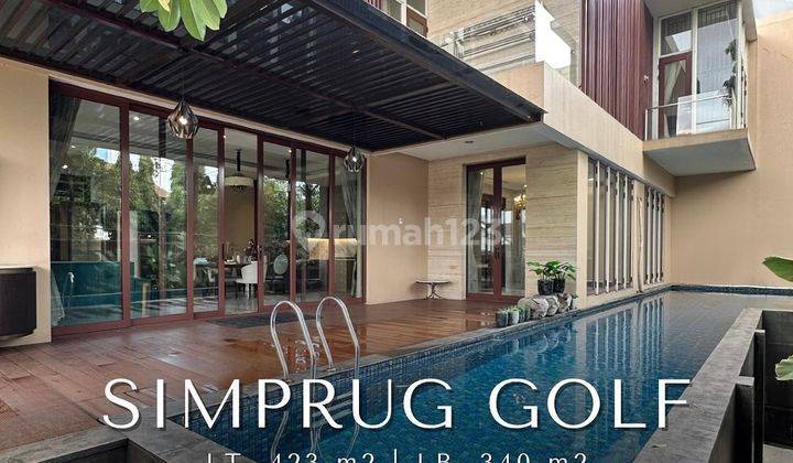 Rumah Simprug Golf Semi Furnished Mewah Dekat Senayan Sudirman 1