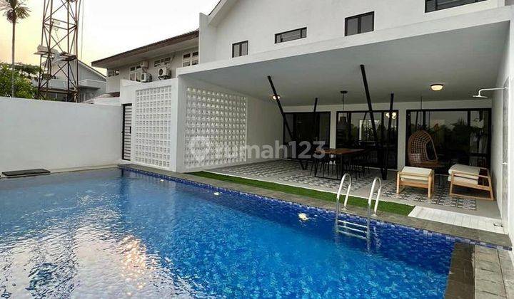 Cipete Rumah Baru Konsep Modern Furnished With Pool Sangat Cantik 2