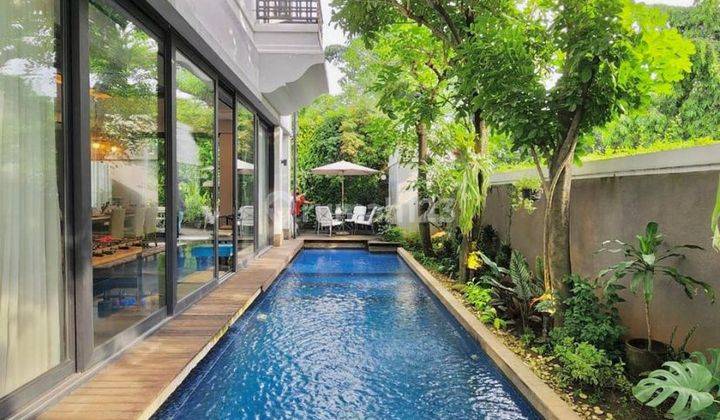 Rumah Townhouse Pejaten Barat Kemang Modern Classic Mewah 1