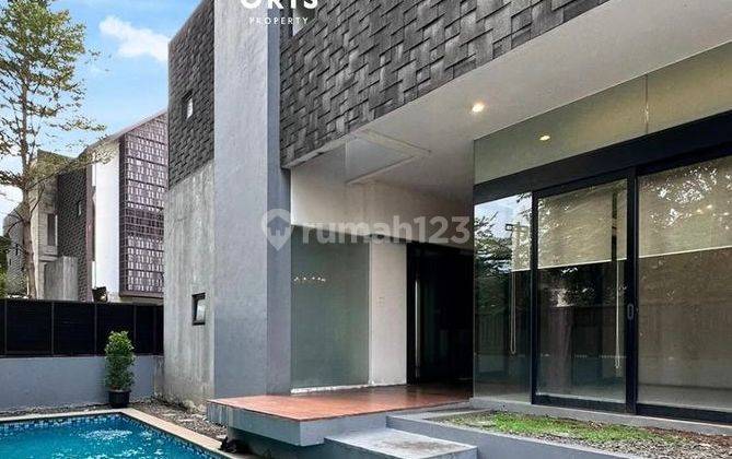 Rumah Kemang Bangka Townhouse Modern Siap Huni Ada Private Pool 1