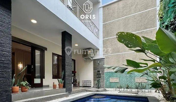 Rumah Kemang Cipete Full Furnished Ada Pool Siap Huni 1