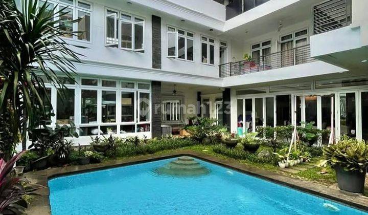 Rumah Kemang Mewah Modern Luas 787 Siap Huni Private Pool 1