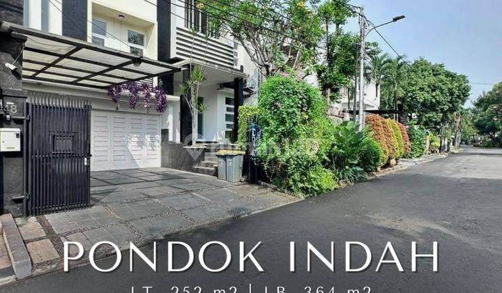 Harga Cantik Rumah Pondok Indah Siap Huni Row Jalan Lebar Tenang 1