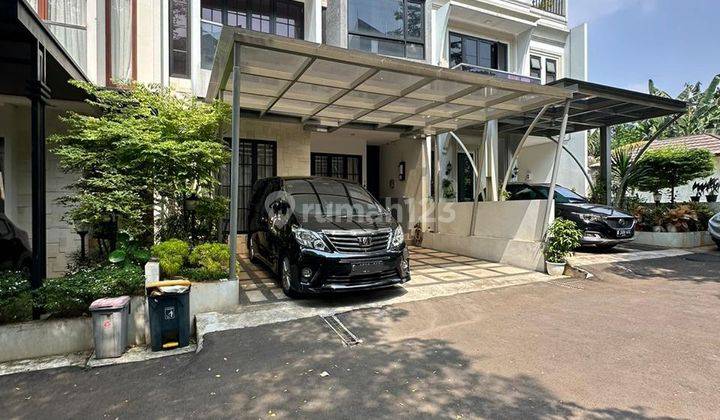 Rumah Lebak Bulus Private Townhouse Siap Huni Mewah Semi Furnish 1