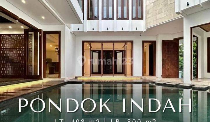 Rumah Pondok Indah T 408 B 800 Mewah Siap Huni Ada Pool Karaoke 1