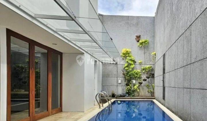 Rumah Kemang Townhouse Semi Furnished Siap Huni Private Pool  1