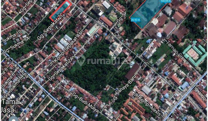 Tanah Rumah Tua Siap Bangun Lokasi Strategis 1