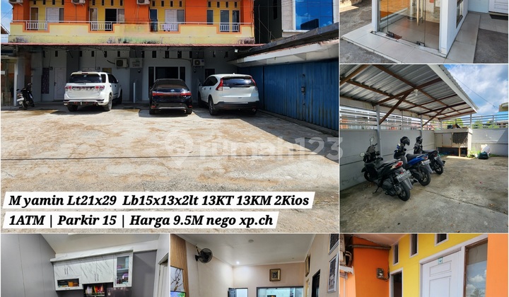 Roadside Ruko on M Yamin Street, suitable for business and boarding house. 1