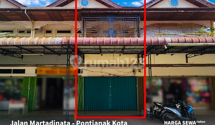 Ruko for rent on Martadinata suitable for all businesses. 1