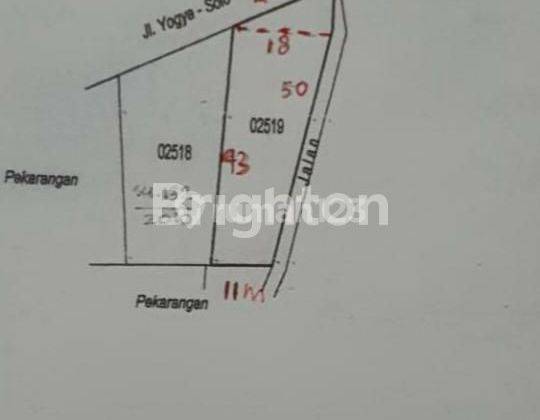 TANAH KALASAN, DEKAT NEXT IN OUT TOL JOGJA SOLO SEMARANG,  BANDARA, RESTO, PERUMAHAN ELIT 2